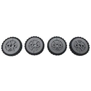 4 Knex Tires Small 1-3/4" Pulley K'nex Wheels Replacement Parts Replace Rubber